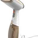 Conair Handheld Garment Steamer for Clothes, Turbo ExtremeSteam 1875W Fabric Steamer, Portable Handheld Design, Strong Penetrating Steam, White/Champagne