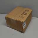 Amazon Basics Smudge Resistant Rectangular Trash Can with Soft-Close Lid, Foot Pedal, Removable Inner Bucket, 5L/1.32 Gal, Brushed Stainless Steel, for Bathroom & Small Space, Satin Nickel Finish