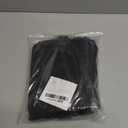 Portable Cat Travel Litter Box with Zipped Lid, Foldable Travel Litter Box, No Leakage, No Smell, Waterproof, Easy to Carry, Easy to Use in Hotels, Car (Dark Black)