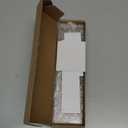 Acrylic Straw Holder for Cabinet Door - Reusable Tumbler Straw Organizer Storage, Small Kitchen Accessories Container, Ultra Sticky Cupboard Door Mounted (Transparent, Large 9.5" (Most Cabinets))