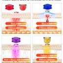 Red Light Therapy Mask for Face & Neck 4 Light Modes with 850nm NIR, Red, Yellow & Blue LED Light Therapy, 2600mAh Rechargeable LED Face Mask for Anti-Aging, Skin Firming & Radiant Glow at Home