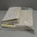 Yawinhe Underbed Bags, Storage Containers Bags with Lid, Foldable Blanket Bins, with Sturdy Zipper und Label Holders, for Clothing, 23.6''Lx11.8''Wx6''H, 1Pack,BeigeSNH002BES-1