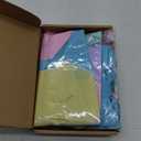 VitalCozy Pastel Bow Garland Banner, Satin Ribbon Hanging Party Bow Garland Decoration for Birthday Baby Shower Wedding Party Supplies