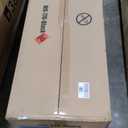 FDW 48"L18"W82"H Wire Shelving Unit Storage Cart Metal Shelf Rolling Utility Cart 2100Lbs Capacity with 6 Tier Casters Adjustable Layer Rack Strong Steel for Restaurant Garage Pantry Kitchen,Black