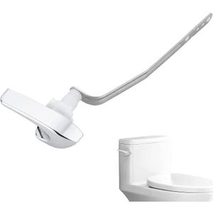 Toilet Trip Levers Toilet Flush Handle Compatible with Kohler 87115-CP,Left Replacement Trip Lever kit for Kohler Toilets,Polished Chrome