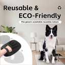 2pcs Pet Hair Remover Gloves for Cats & Dogs,Electrostatic Pet Hair Removal Gloves, Reusable Cat & Dog Hair Remover for Couch, Furniture, Carpet, Curtain, Upgraded Animal Fur Removal Tool (2)