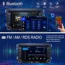 4G+64G Android13 7 Inch IPS Screen Wireless Apple CarPlay Android Auto Car Stereo for VW Jetta Seat Passat Tiguan CC Golf Skoda Radio with FM AM RDS BT GPS WiFi SWC Backup Camera MIC