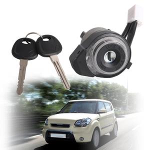 81900-2KA30 Ignition Lock Cylinder Switch Compatible with Kia Soul Hatchback 2010-2013 1.6/2.0L L4 Gas, Ignition Lock Assembly with 2 Keys, Key Sub Set-Steering Lock #819002KA30