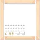 Falling in Art DIY Canvas Stretcher Bars, 9x12 Canvas Framing Kit, Wood Stretcher Frames for Oil Paintings, Paint by Numbers, and Posters