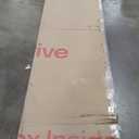 NTC Lupin Wooden Bed Frame with Headboard and Natural Rattan, Solid Oak/Rubber Wood Foundation with Silent Slats, 1000 Lb Capacity, Effortless Assembly (Natural Cane - Dark Walnut, King)