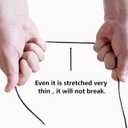 FLYZZZ Screen Spline 0.125" (1/8"), 100 ft | for Narrow Grooves ONLY | NOT for All Standard Windows (See Guide in Image #2)