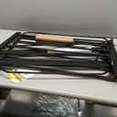 Regalo Safety 29-49" Easy Step Extra Wide Baby Gate for Doorways & Bottom of Stairs, Pressure Mounted Safety Gate with Door for Babies, Toddlers & Pets, Black