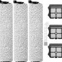 S3 HEPA Filter Replacement and Brush Roller Accessories Compatible with tineco iFloor 3 and iFloor One S3 Cordless Wet Dry Vacuum Cleaner (3+3+1)