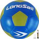 Foam Waterproof Soccer Ball USA Size 3,4,5 Kids Youth Adult Seamless High Durability Leisure Sports Beginners Club Competition Training(Mesh Bag,Pump Included)