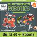 ButterflyEdufields 40in1 STEM Robotics Kits for Kids 8-12 Years | DIY Robots Projects for Kids with Electronics Board & Sensors | Best Educational Homeschooling Gift for 8 10 12 Years | 100+ Parts