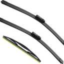 3 Factory Wiper Blade Replacement for Subaru Impreza 2017-2020 2021 2022 2023 Crosstrek 2018-2021 2022 2023 Original Equipment Windshield Wiper Blades Set - 26"/16"/12"(Set of 3) Top Lock