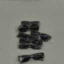 Dwenarry Black Sunglasses Bulk Party Sunglasses Set Retro Funky Festival Multipack shades for Women 7 Pack