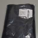 NICETOWN 100% Blackout French Door Curtain,Privacy Thermal Insulated Window Curtain with Adjustable Tieback for Glass Front Sliding Patio Door, 1 Panel, 36W x 72L, Black