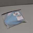 COZYEASE Women's 2 Piece Bikini Set Triangle Halter Tie Back Bathing Suit Set Shell Backless High Cut Swimsuit (Blue, L)