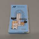 Adjustable Door Strap and Latch, Damage-Free Cat Door Latch to Keep Large Dog Out of Litter Box, Economical Alternative of Pet Gates and Interior Cat Door, Magnetic 1 Pack