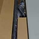 Zeerobee Curtain Rods for Windows 32 to 48, 1 Inch Industrial Wrap Around Black Curtain Rod, Indoor/Outdoor Room Divider Adjustable Drapery Pole, 32"-48"