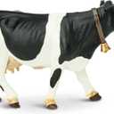 Safari Ltd. Holstein Cow Figurine - Detailed 5" Plastic Model Figure - Fun Educational Play Toy for Boys, Girls & Kids Ages 3+