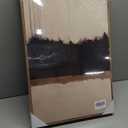 KUVIOKE Abstract Framed Wall Art Minimalist Beige Gray Pastel Watercolor Wall Decor Modern Illustration Neutral Art Painting Home Decor 16x24in (Natural Framed)