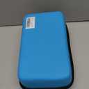 Handheld Sewing Machine Heavy Duty, with Blue Leather Storage Case and 110-Piece Sewing Kit, Mini Portable, Ideal for Adults & Beginners, Complete Set of Quick Home Clothing Repair Tools, Good Gift