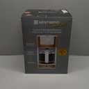 West Bend Timeless 12-Cup Programmable Coffee Maker with Brew Strength Selector for Hot and Iced Coffee, Includes 1-4 Cup Brew Option and Permanent Filter (White/Gold)