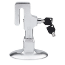Garneck Steel Key Lock Anti-Theft Device for Cars, Trucks Clutch Pedal, Accelerator, Silver