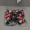 Kurt Adler UL 10-Light Santa with Tree Light Set, 3-Inch