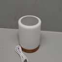 Night Light, Touch Lamp for Bedrooms Living Room Portable Table Bedside Lamps with Rechargeable Internal Battery Dimmable 2800K-3100K Warm White Light & Color Changing RGB (Regular Size)