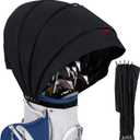 Golf Bag Rain Cover, Golf Club Protector, Waterproof Rain and Dust Covers, Easy Access Golf Bag Rain Hood/Cover, Anti UV,Anti-Static,All Weather Protection, Garage Storage
