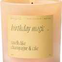Benevolence LA Birthday Magic Scented Candles | 10 oz, 40-50 Hour Burn | Gifts for Women | Celebration Candle for Best Friend, Mom | Unique Womens Birthday Gift - Smells Like Champagne & Cake
