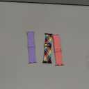 3 Pack Braided Magnetic Clasp Bands for Kids Apple Watch 38/40/41/42/44/45/46mm, Elastic Stretchy Strap Compatible with iWatch Series 11 10 9 8 7 6 5 4 3 2 1 SE3 SE2 SE Girls Boys Small Wrist (Pink+Lavender+Rainbow)