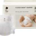 Bc Babycare Cloud Skin Baby Diapers, Size 2 (12-18 lbs), 31 Count Ultra Soft & Dry, Leak-Proof Overnight Comfort, Hypoallergenic, Totally Chlorine-Free