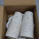 Nuenen 36 Set Color Your Own Tea Party Paper Cups with Handles Disposable Tea Cups and Saucers Plates DIY Coloring Activity Crafts for Kids Birthday Party