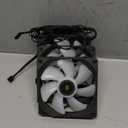 Thermalright TL-M12QW X3 Chassis Fan 120mm Silent,Wireless Splicing,Building Block Fan,PWM Function CPU,Infinity Mirror ARGB Lighting Effect,New Power chip Module simplifies Wiring Management