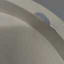 Carah & Cossh 12'' Round Wooden Tray, Whitewashed Round Decorative Wood Tray, Farmhouse Rustic Decorative Tray(Whitewash)