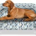 Orthopedic Dog Bed - Beds Bolster,Cooling Elevated Dog Beds with Metal Frame,Raised Dogs Bed,Easy to Assemble,Up to 80 lbs,Medium