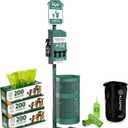 ALAGPRO® Dog Waste Station Outdoor Pet Waste Station with Hand Sanitizer Bottle, Commercial Dog Poop Station with Free 600 Roll Waste Bags & 50 Can Liners for Backyard, Park & HOA's