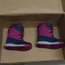 Merrell unisex-child Snow Storm Waterproof (4 Toddler, Berry/Navy)