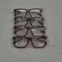 Eyekepper 5-pack Oversized Reading Glasses Square Large Frame Readers for Men and Women - Tortoise +1.00