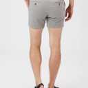 Amazon Essentials Men's Slim-Fit 5" Flat-Front Comfort Stretch Chino Short (Previously Goodthreads) (29, Light Grey)