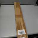 Stockton 26-48 Inch Adjustable Curtain Rod Set, 5/8 Inch Diameter in Antique White