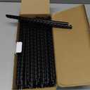 Plastic Comb Binding Spines, 1/2 Inch Diameter, Black, 90 Sheets, 100 Pack