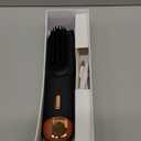 Go Brush Pro 2026 Hair Straightener Brush 300 Million Negative Ionic Portable Hair Straightener Comb for Women with 4 Temps Fast Heating MCH Ceramic Coating Smooth Frizz - Free Hair Shining Black