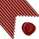 16 PCS Red Small Glue Gun Sealing Wax Sticks for Mini Glue Gun, Make Seals for Wedding Invitations/Thanks Card/Envelopes/Teenager Boys Xmas Gift Wrapping/Baby Shower Card Gifts