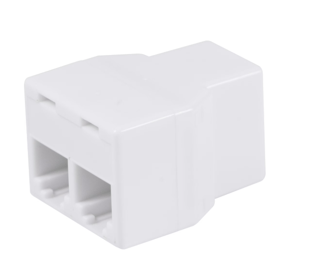 Power Gear in-Line Coupler, Ideal for Telephones, Answering Machines, Modems, Fax Machines, Caller ID Display, White, 76190 23PACK