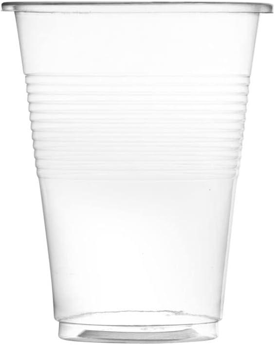 Plastic Cups - 7 oz - Bulk Pack, Case Pack of 1200 - For Parties, Catering & Events, Small